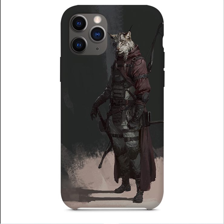 赛博朋克手机壳7 动物特务之猞猁  适用苹果iphone14 华为mate50 华为