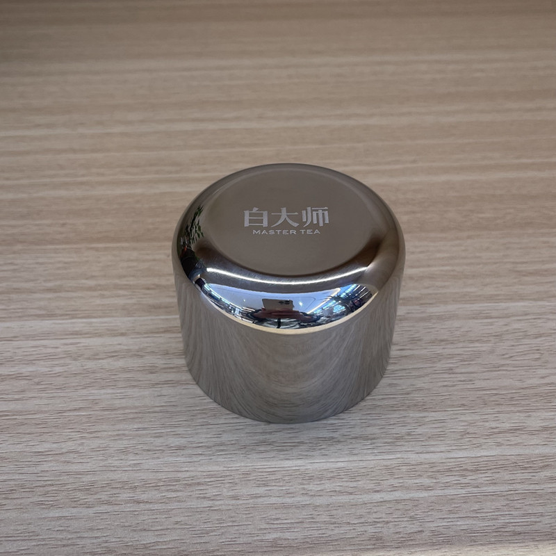 白大师闷泡杯配件杯盖楷书logo按压出水内塞图片