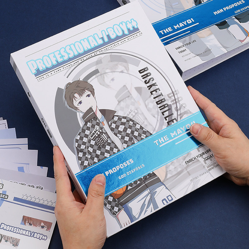 高级感毕业同学录毕业册动漫初中生简约高中毕业纪念册通讯录记录本