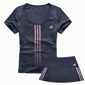 新款 女 羽毛球服女夏乒乓球服女速干健身瑜伽训练服网球裙运动套装