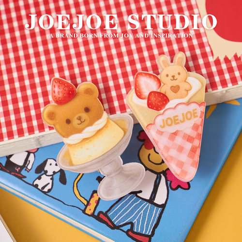 JoeJoe原创咩咩酱发饰组合可爱刘海侧边夹发夹少女风甜品多巴胺
