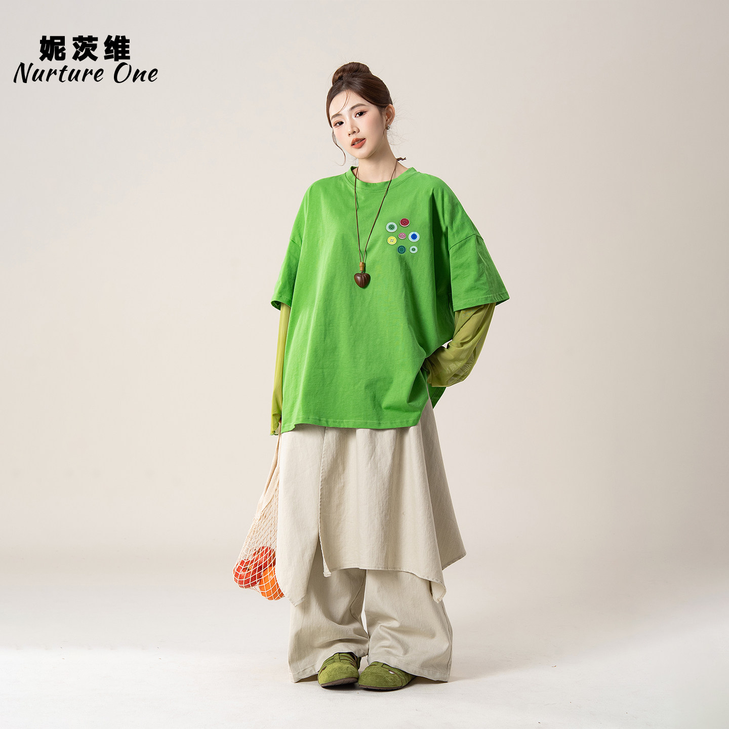 妮茨维【2.1 20:00春季新品】前4小时6折 限50件！个性绿 T,女装/女士精品,T恤,淘宝优惠券,粉丝福利购,淘宝优惠卷