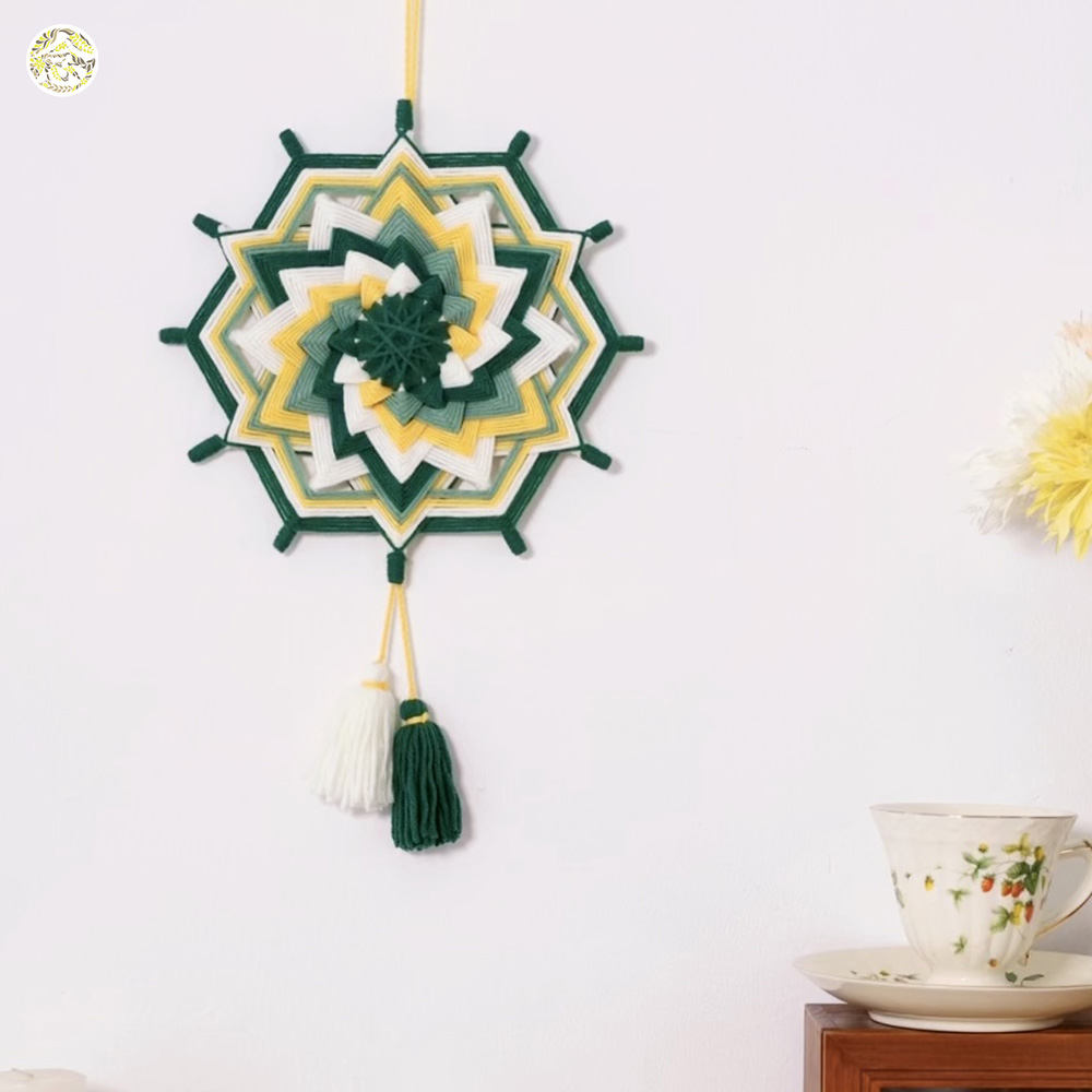 念生活铺子绕线曼达拉壁挂成品