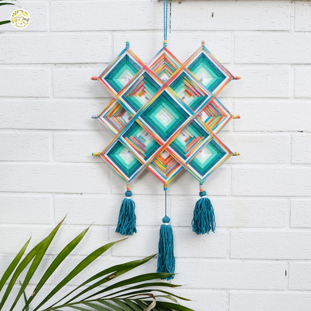 念生活铺子纯手工编织曼达拉挂饰