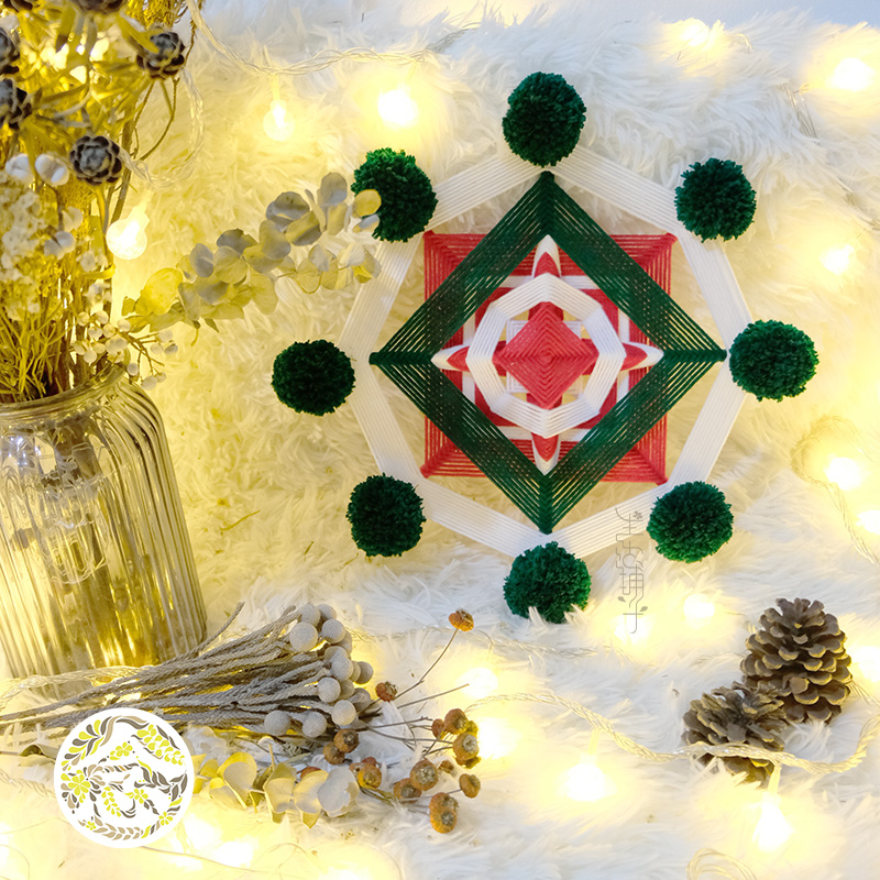 念生活铺子绕线曼达拉圣诞装饰