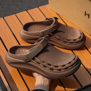 凉鞋 潮流洞洞鞋 踩屎感防滑包头外出开车沙滩休闲时尚 男士 夏季 新款
