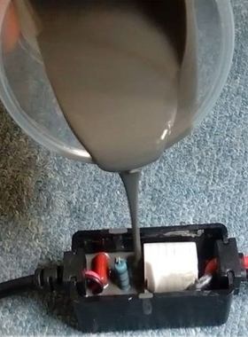 5731耐高温高导热灰色有机硅灌封胶 电子线路板电路板pcb板绝缘胶