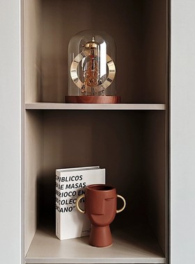 浴舍 ins轻奢高级感金色系书柜摆件客厅酒柜电视柜家居饰品摆设