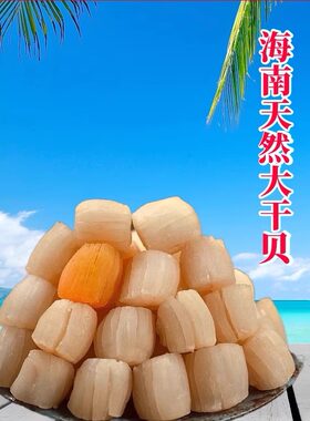 瑶柱大干贝淡干淡晒干度佳