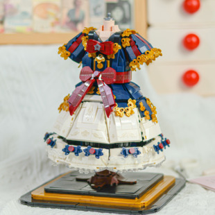 洛丽塔公主裙晚礼服女孩手办摆件过家家高难度拼装玩具生日礼物