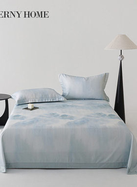 GIVERNY HOME凉席三件套竹纤维天丝凉感丝滑柔软凉席床单款三件套