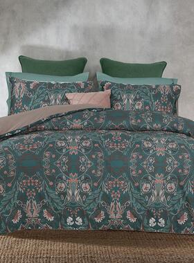 GIVERNY HOME四件套全棉印花高支高密被套床单款 百利