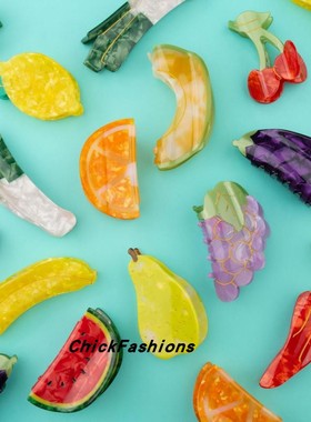 进口现货法国coucou suzette水果草莓柠檬樱桃葡萄萝卜红心爱心型