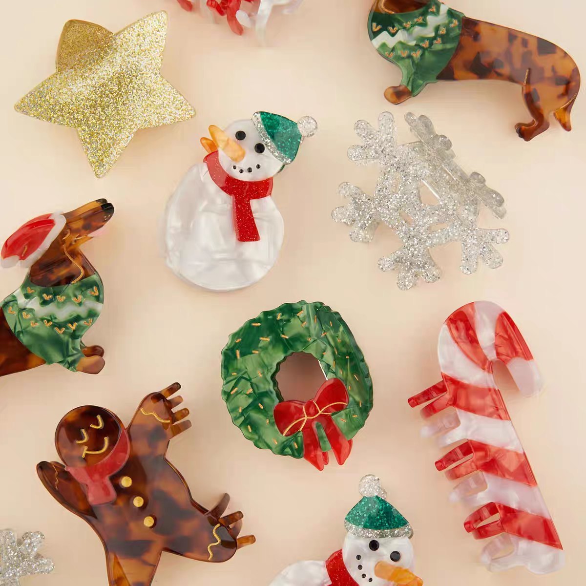 圣诞节发夹coucou法国进口