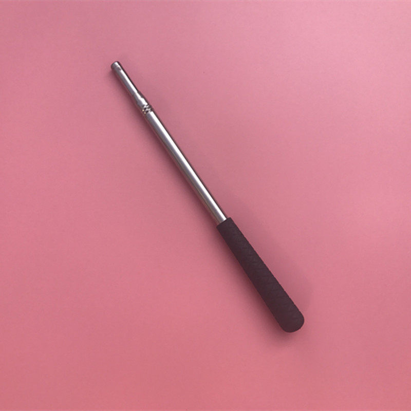 便携迷你短杆 60cm长不锈钢两节伸缩细杆 8mm口旋转自由定位竿子