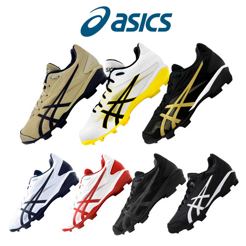 Asics比赛训练棒球鞋硬胶钉长钉