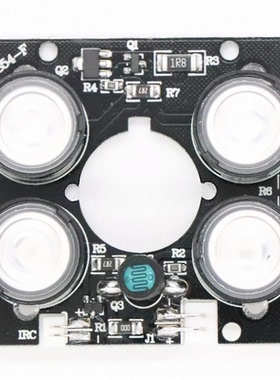 4灯阵列 850nm红外灯FY-S54-F适用于2.8mm 3.6mm 6mm 8mm镜头