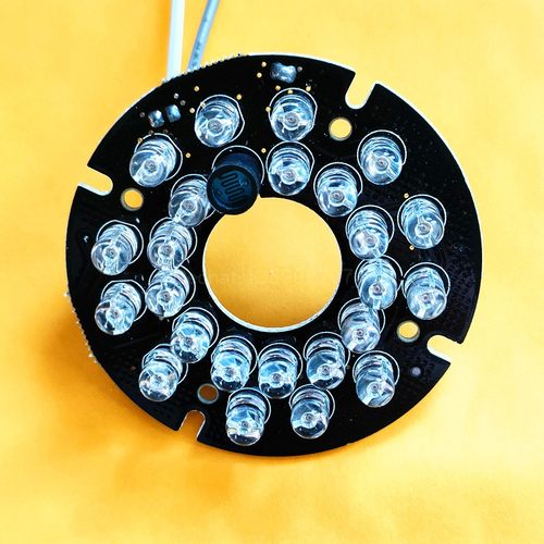 850nm 24颗红外灯板LED监控摄像头配件夜视全天启动HL24-5