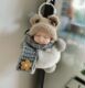 送老师毛绒钥匙扣创意可爱汽车挂件个性 卡通公仔包挂件教师节礼品