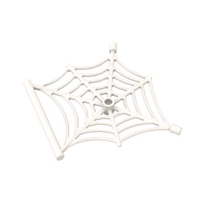 国产科技零件moc适用乐高90981 小颗粒拼插积木 带杆的蜘蛛网