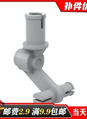 小颗粒拼插积木适用乐高MOC 61483 散件零件基础配件飞机轮子支架