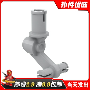 小颗粒拼插积木适用乐高MOC 61483 散件零件基础配件飞机轮子支架