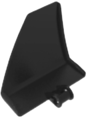 国产科技零件moc适用乐高 80271 拼插积木 5x4x3 面板右锥#70