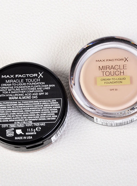 Max facto蜜丝佛陀水漾魔幻触感粉底霜/粉底膏遮瑕定妆小麦肤质