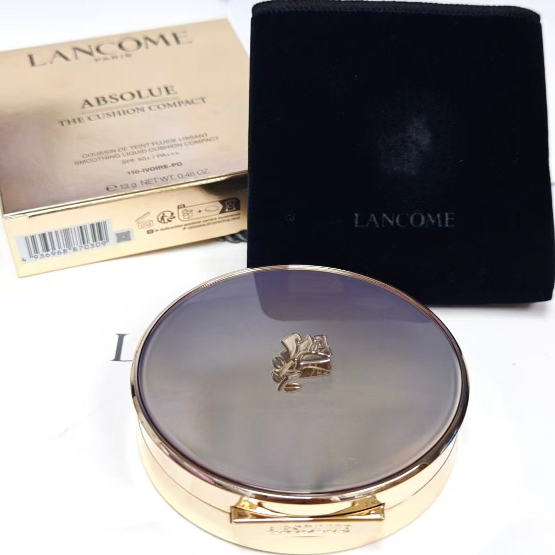 专柜 Lancome兰蔻 新款圆型菁纯气垫bb精华粉底液100 110遮瑕