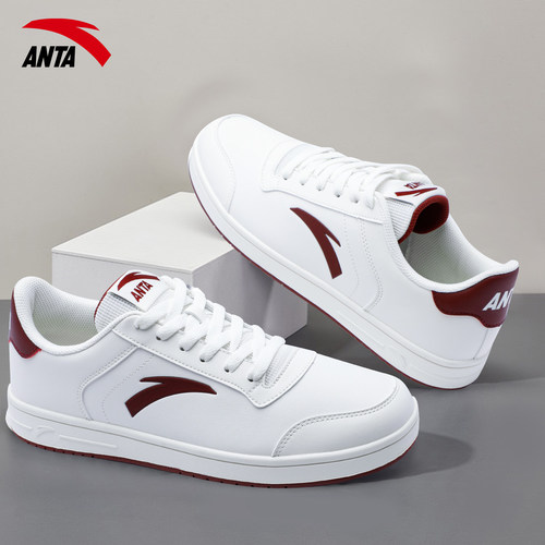 安踏男鞋板鞋轻便小白鞋