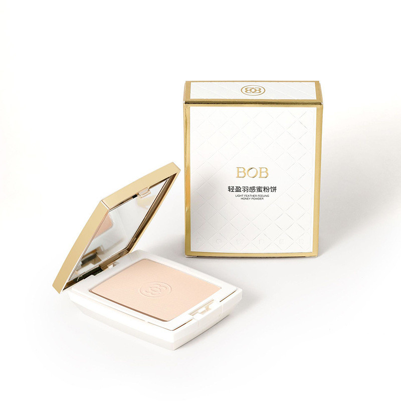 BOB轻盈羽感蜜粉饼 柔焦定妆持妆遮瑕散粉饼干粉饼 化妆品
