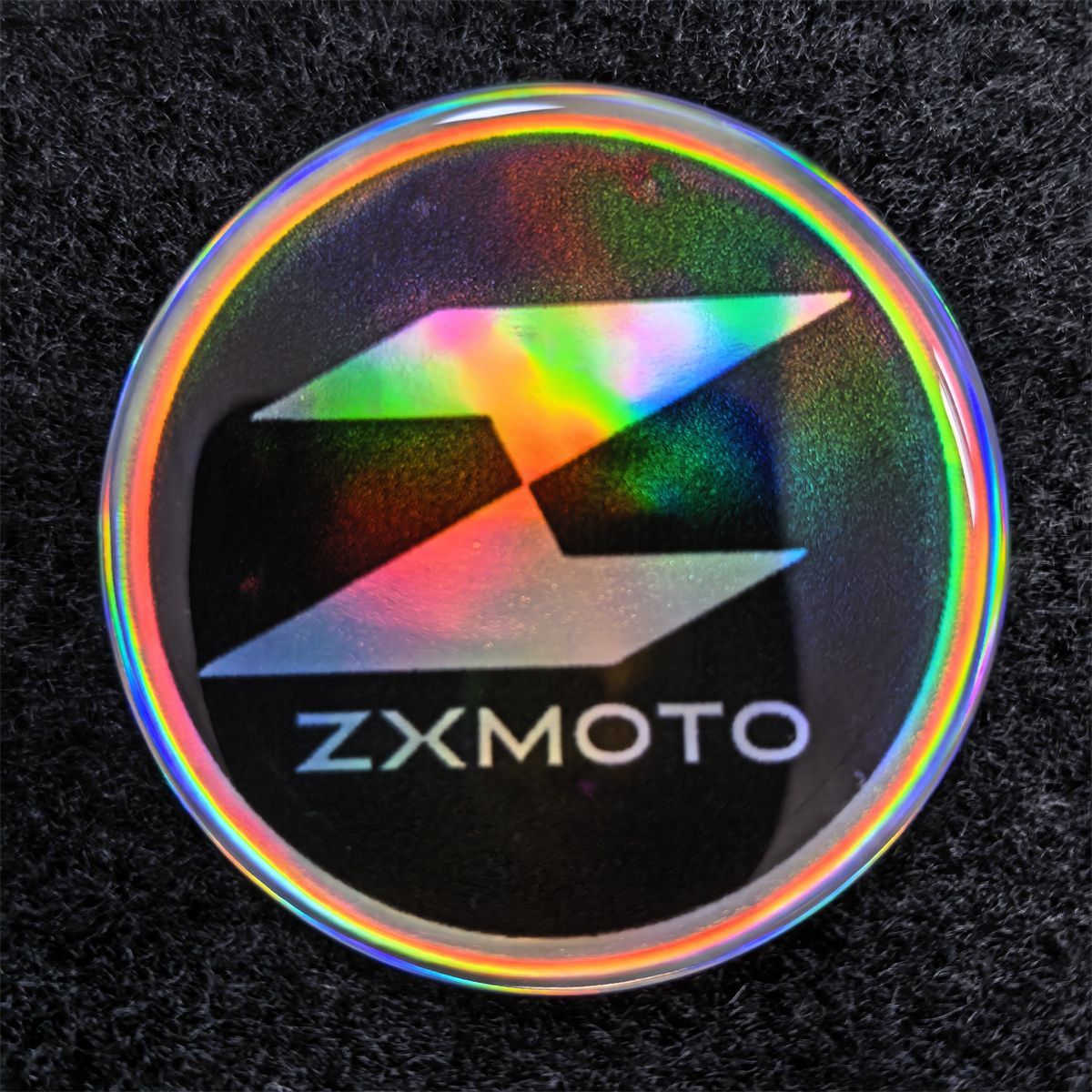 适配ZXMOTO张雪机车贴纸反光七彩3d立体水晶滴胶摩托车自粘装饰贴图片