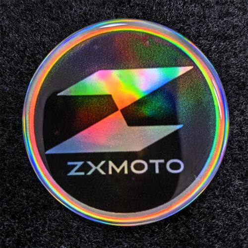 适配ZXMOTO张雪机车贴纸反光七彩3d立体水晶滴胶摩托车自粘装饰贴