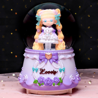 洛丽塔公主水晶球音乐盒八音盒