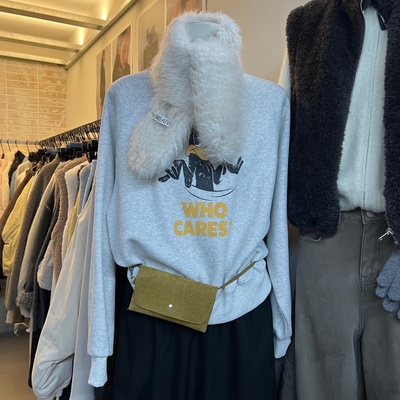 WEARELAB2557卡通趣味加绒卫衣