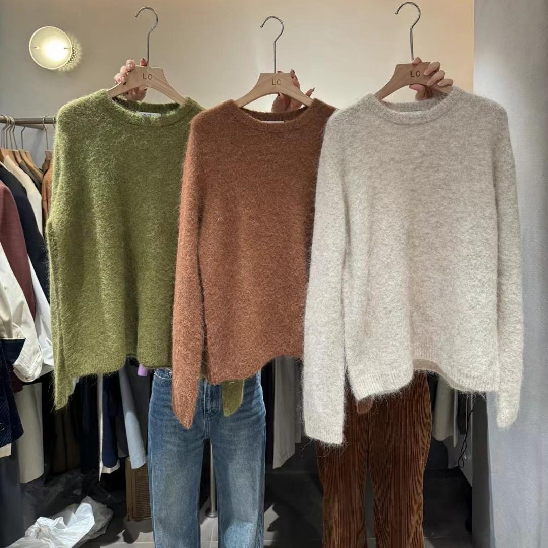 高级感秋冬针织衫复古