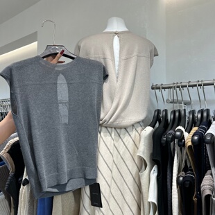 赫本261露背小衫