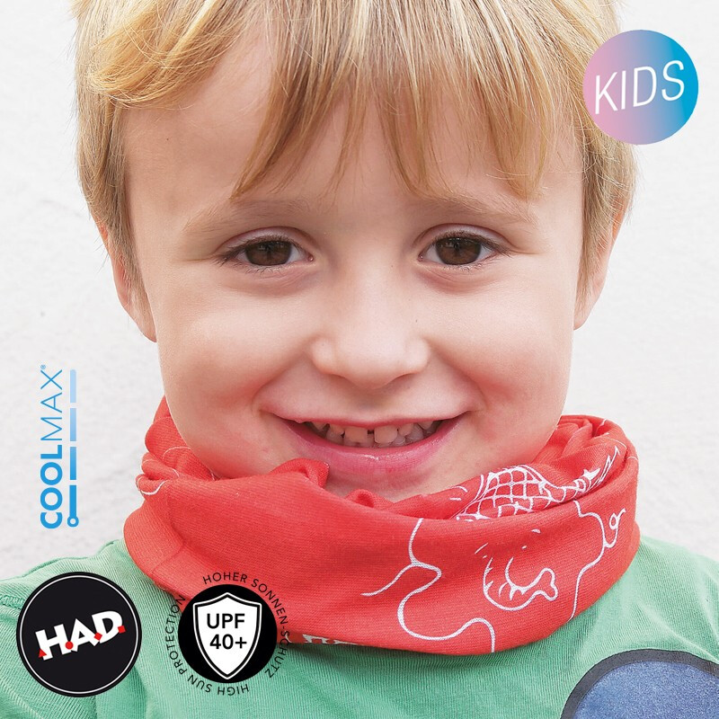 HAD德国儿童宝宝魔术头巾脖套防风高防晒户外面罩头套运动吸汗