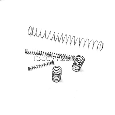 微型细小压力压缩弹簧钢丝线径0.3mm*直径4毫米定制不锈钢304异型