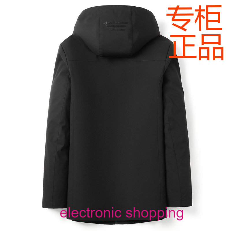 尼克服男水貂内胆整貂真皮草派克服男中长款皮毛一体大衣保暖外套