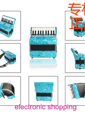 ㊣厂家批发IRIN22键8贝司手风琴赛璐璐专业考级表演乐器accordion