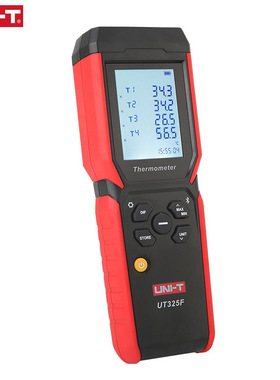 ㊣优利德UT325F四通道热电偶测温仪金属加工造纸电子温度检测仪