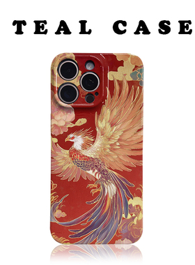 新中式国风原创图案手机壳适用苹果16promaxiphoneOPPORENO10PROFINDX5PRO荣耀MAGIC4PROVIVOX200IQOONEO6