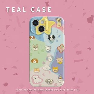 多巴胺勾勾们菲林手机壳亮面适用苹果16promaxiphoneOPPORENO10PROFINDX5PRO荣耀MAGIC4PROVIVOX200IQOONEO6