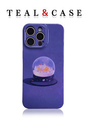 水晶球中的世界菲林手机壳适用苹果16promaxiphoneOPPORENO10PROFINDX5PRO荣耀MAGIC4PROVIVOX200IQOONEO6