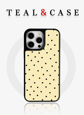 【TEAL】磨砂磁吸晶瓷手机壳复古风古早风千禧风巴洛克复古格纹条纹适用于苹果12iphone16promax15plus13pro