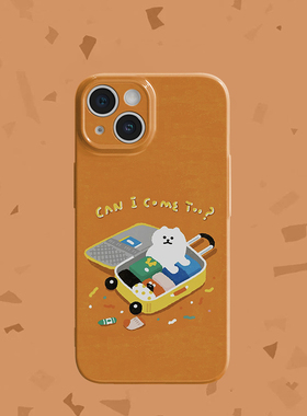 韩系可爱猫咪菲林手机壳亮面适用苹果16promaxiphoneOPPORENO10PROFINDX5PRO荣耀MAGIC4PROVIVOX200IQOONEO6