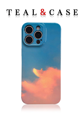 云中人日落风氛围感ins菲林手机壳适用苹果16promaxiphoneOPPORENO10PROFINDX5PROMAGIC4PROVIVOX200IQOONEO6