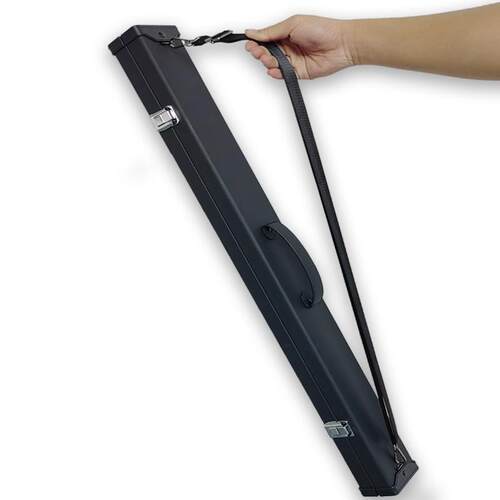 新款背带台球杆盒二分之一杆盒四分之三杆包1/2台球杆盒直角