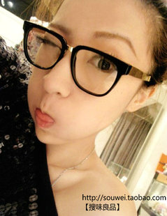 BIGBANG权志龙GD同款眼镜框跑男平光镜水原希子时尚个性眼镜架